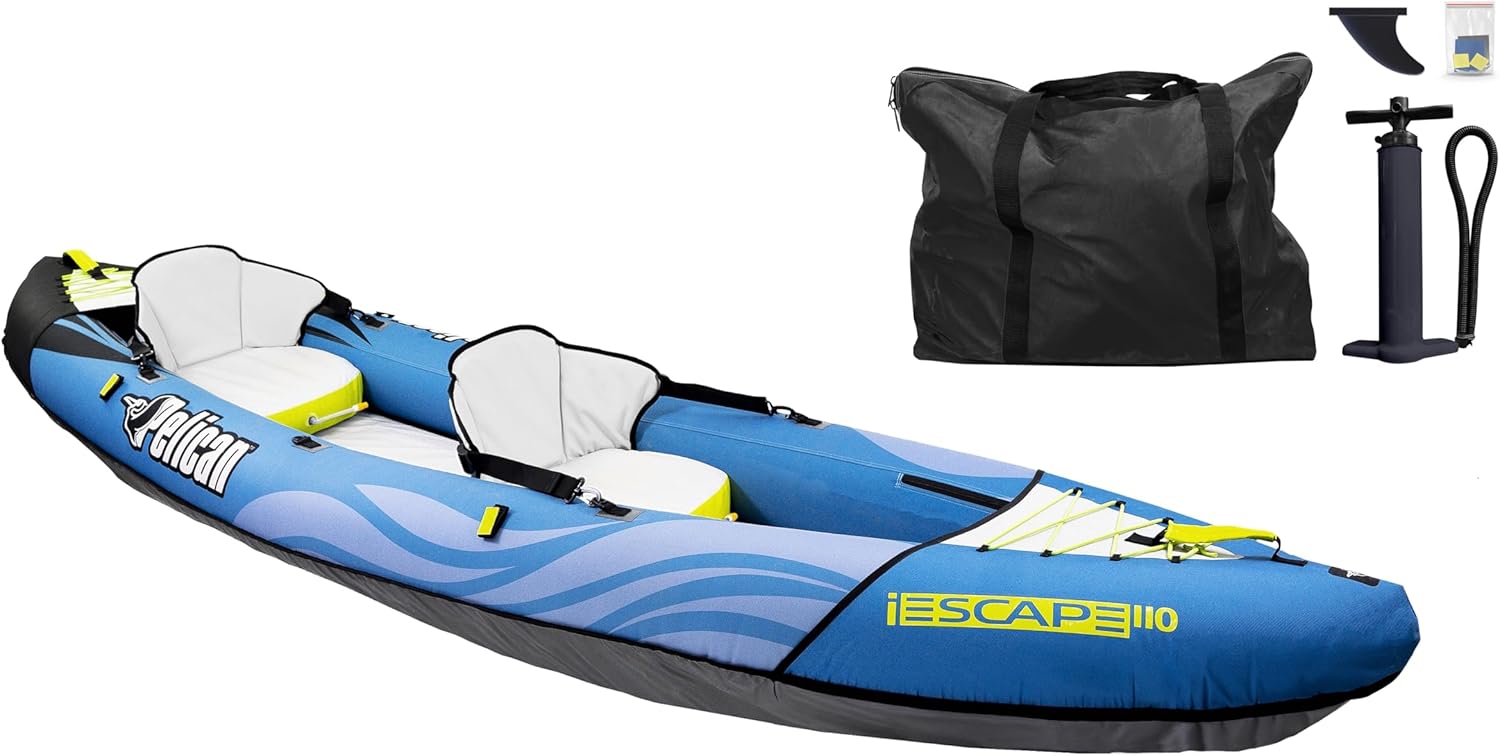 Pelican iESCAPE Inflatable Kayak - Recreational Kayak - Compact